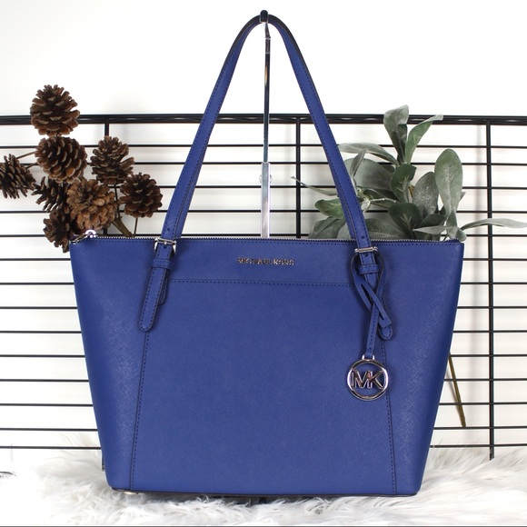 Michael Kors Handbags - Michael Kors Ciara Tote Sapphire Blue
